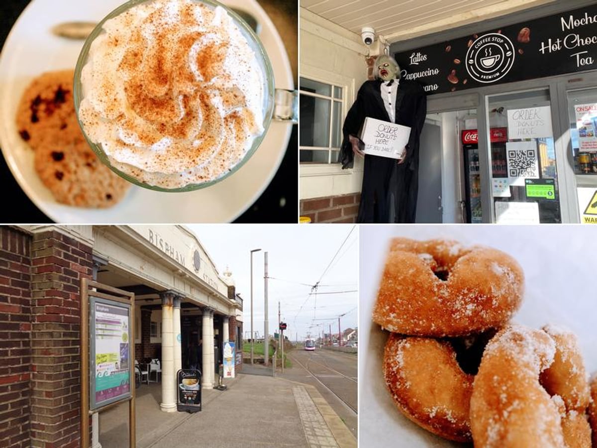 Bispham Station Cafe by the tram stop on Queens Promenade