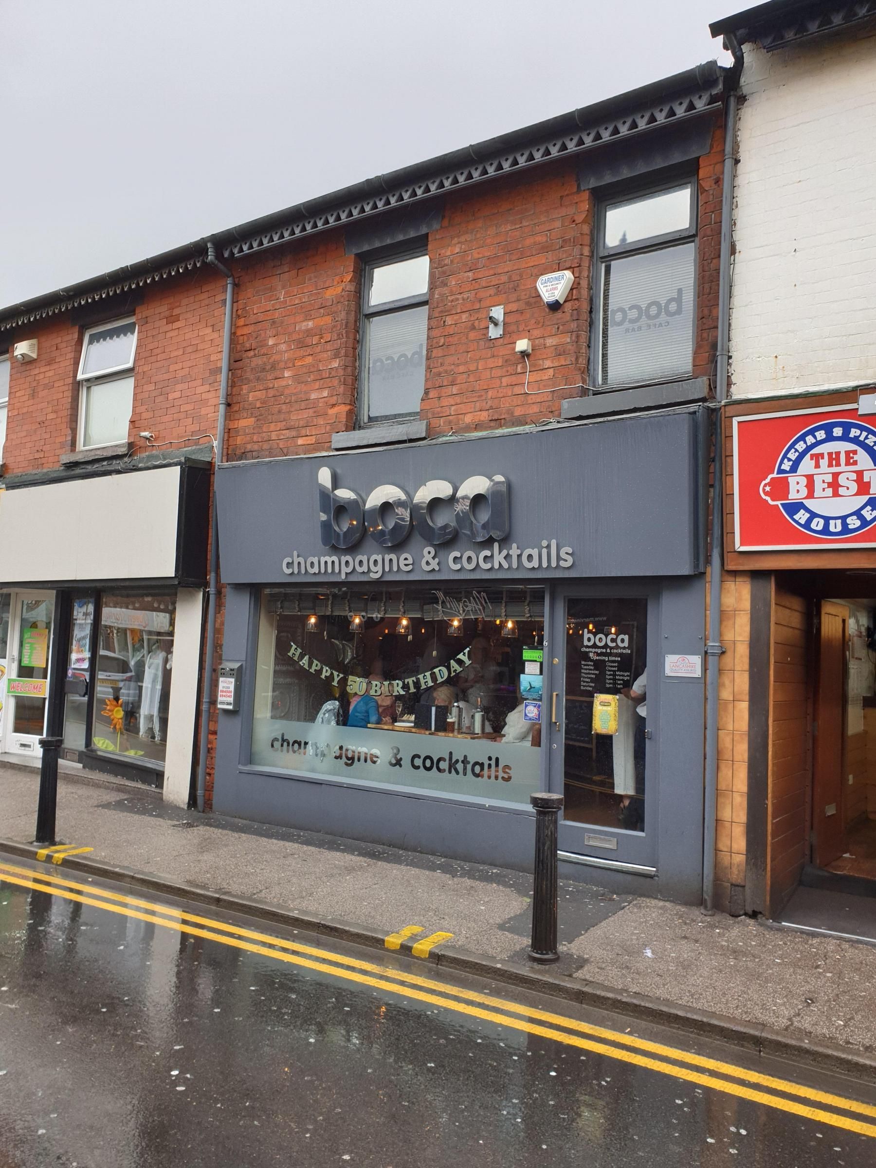 Boca cafe bar on Breck Road in Poulton-le-Fylde