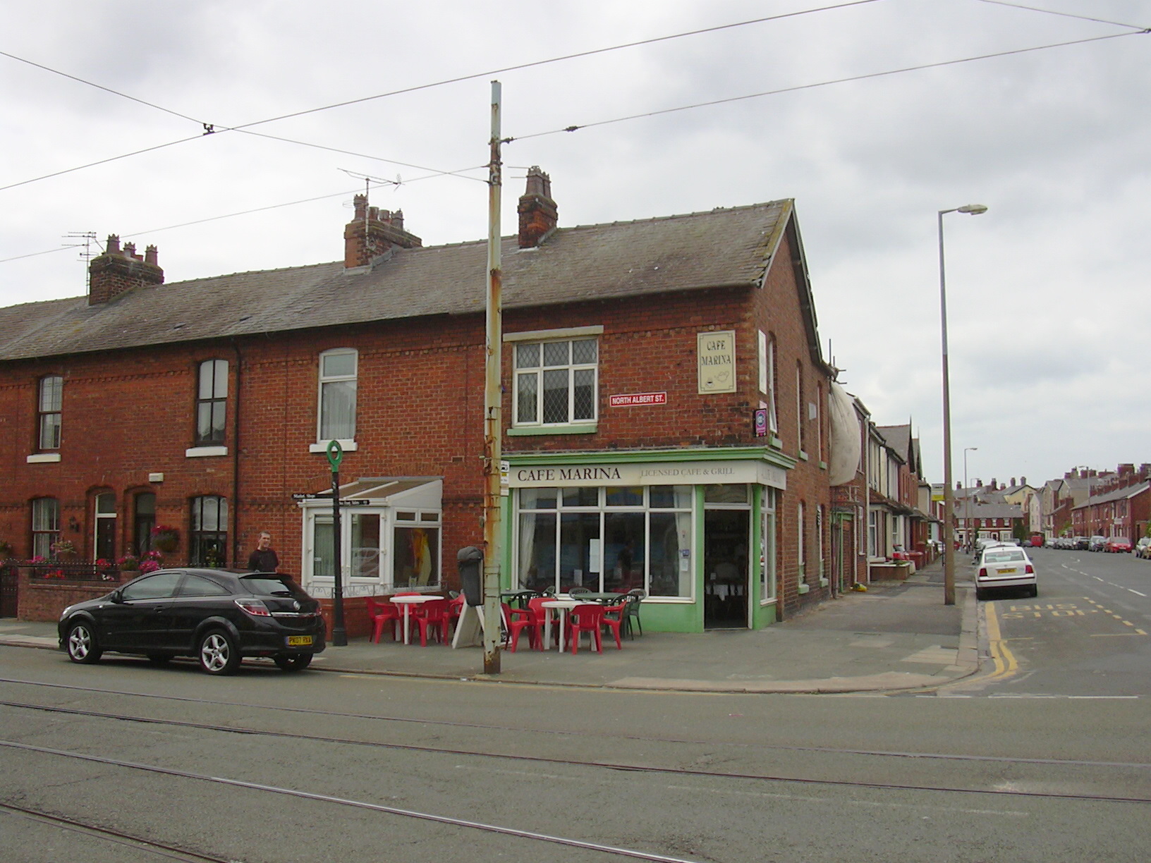 Cafe Marina on North Albert Street in Fleetwood
