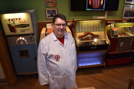 Ditchburn Jukebox Museum and coffee bar in St Annes