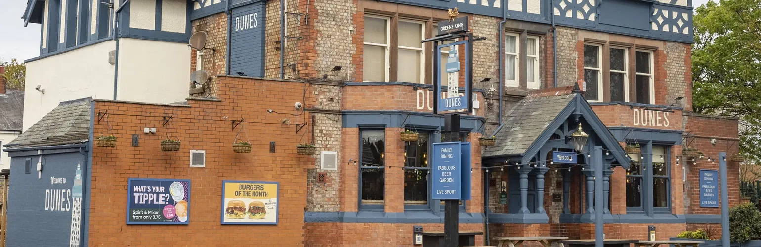 Dunes Hotel pub on Lytham Road in Blackpool