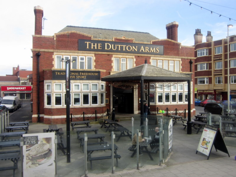 Dutton Arms pub on Blackpool Promenade