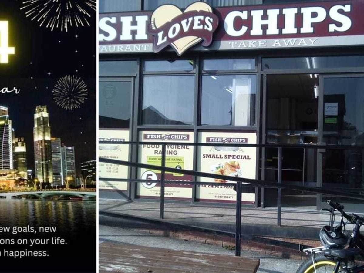 Fish Loves Chips shopfront on Victoria Road West in Cleveleys