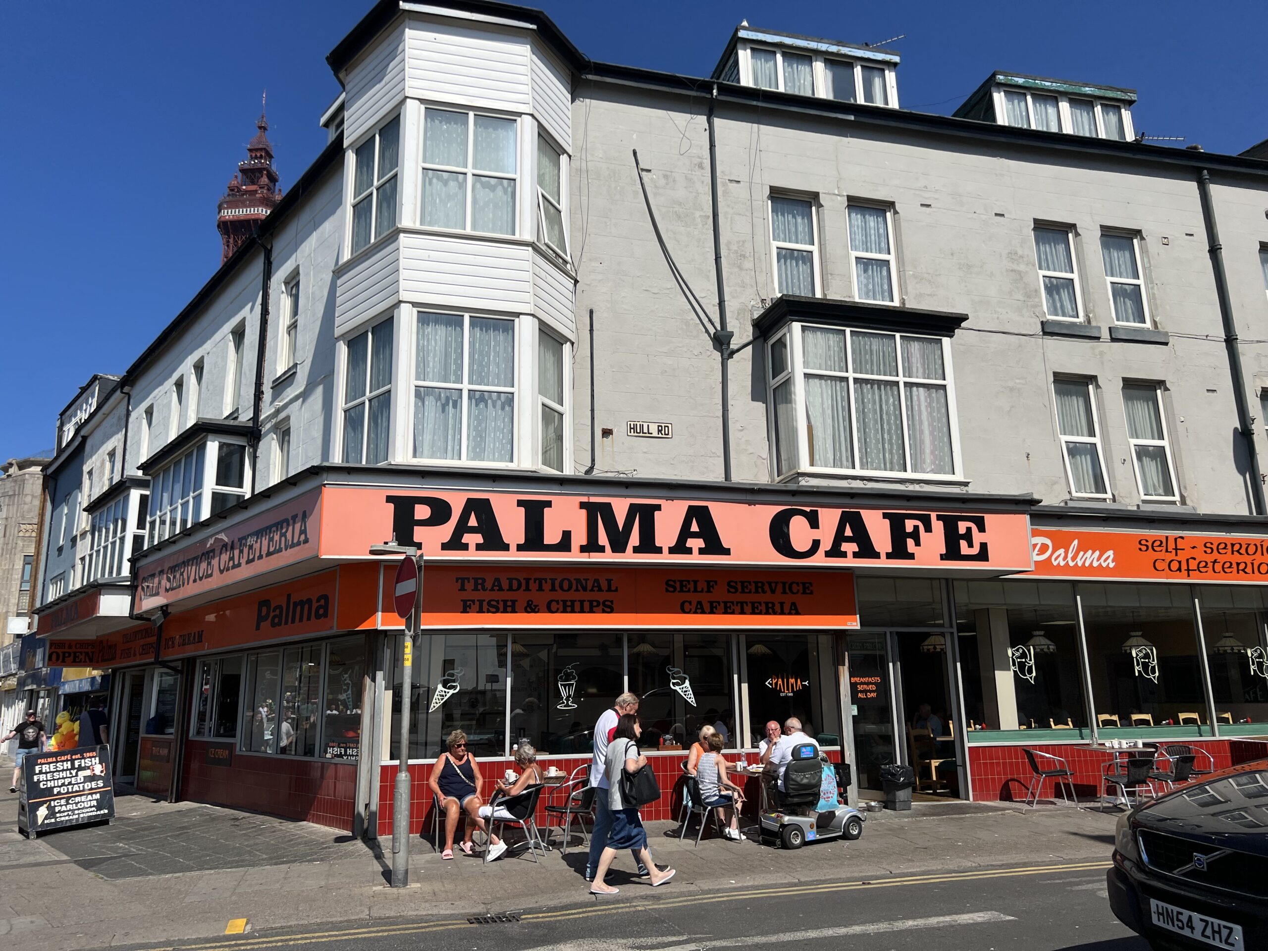 Palma Cafe on Central Drive in Blackpool