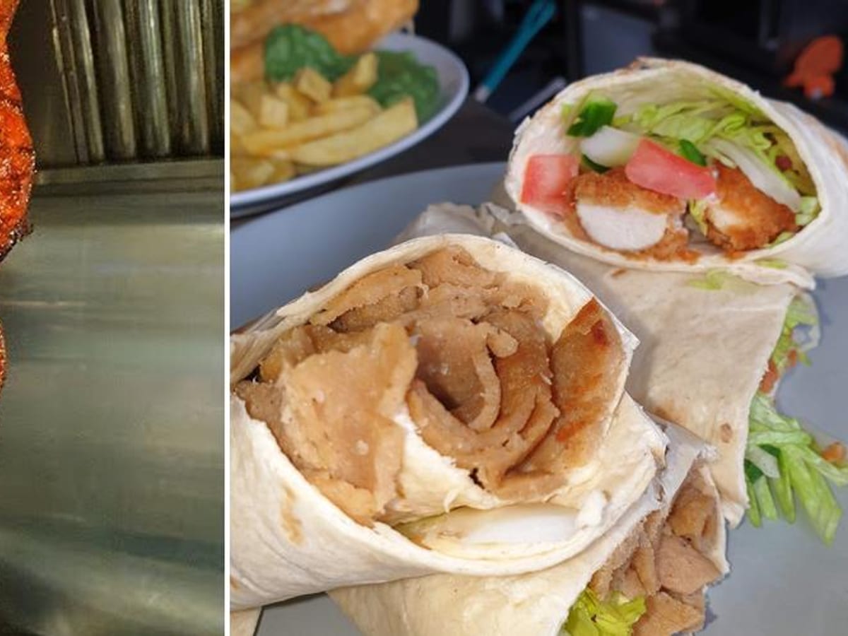 Food from Sams Chippy in Blackpool