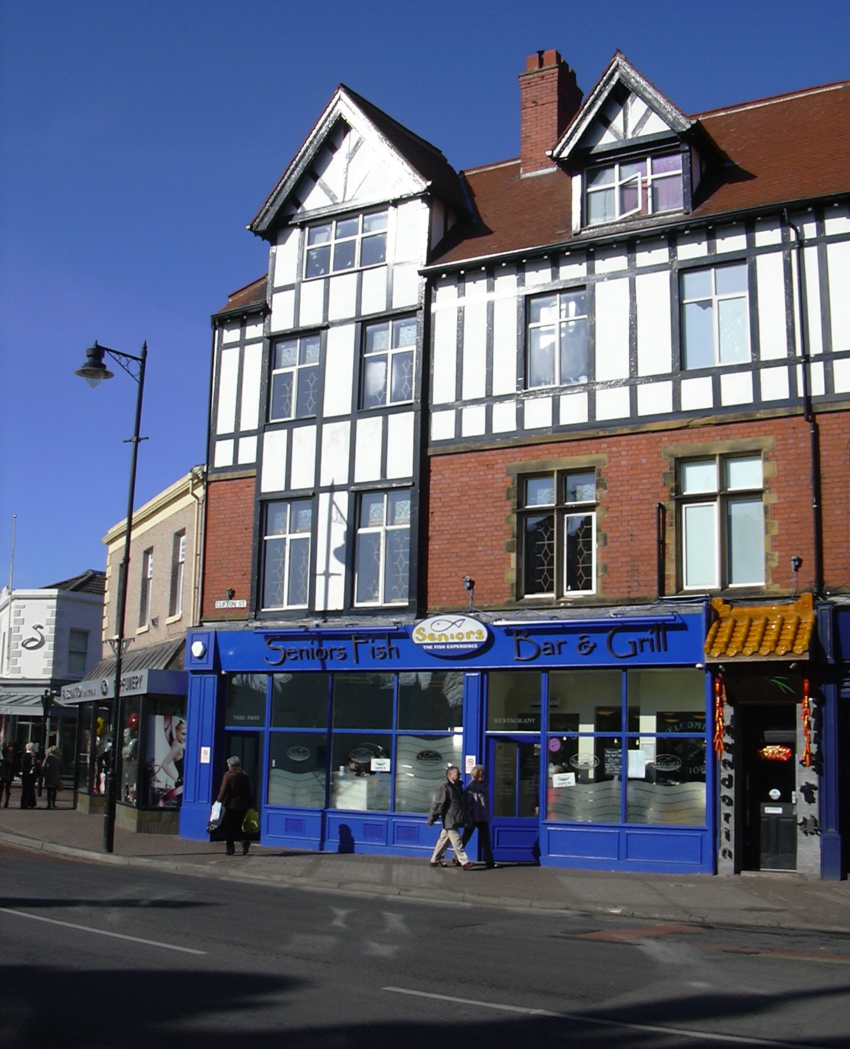 Seniors Fish Bar and Grill on Clifton Street in Lytham
