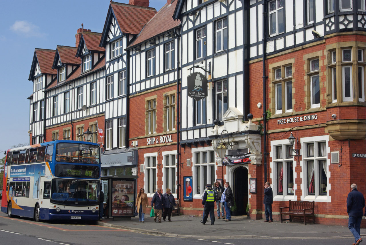 Ship and Royal pub on Clifton Street in Lytham