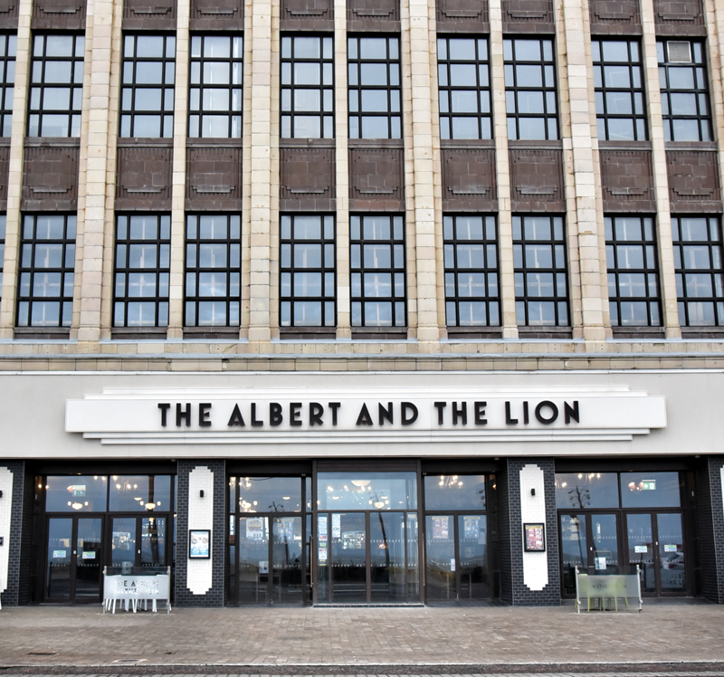 The Albert and The Lion pub in central Blackpool