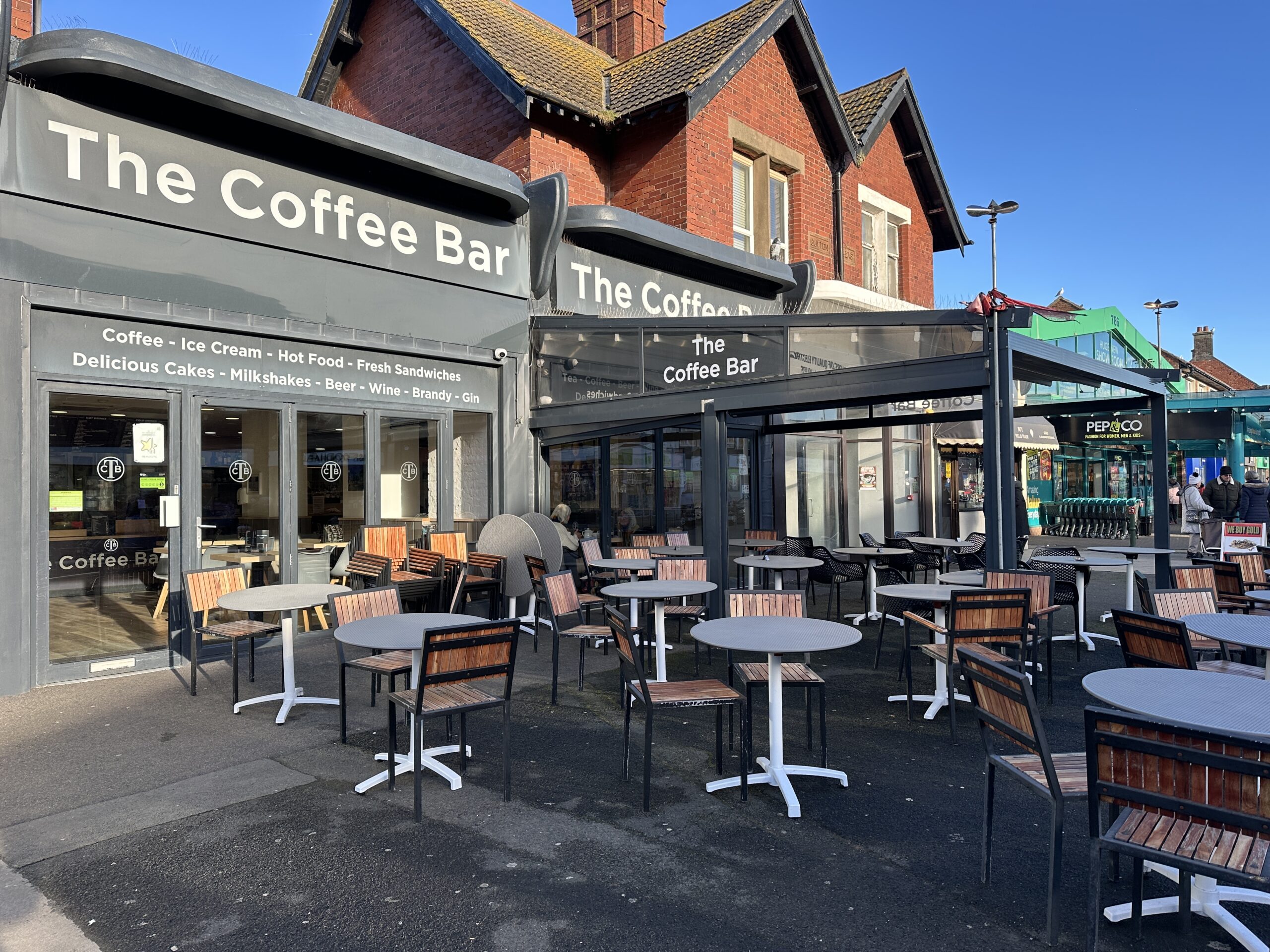 The Coffee Bar on Victoria Road West in Cleveleys