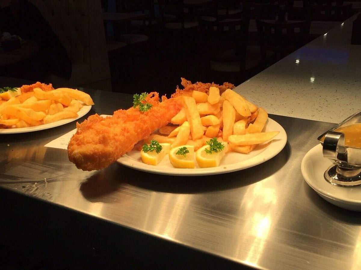 The Sea Fish and Chips restaurant in Blackpool