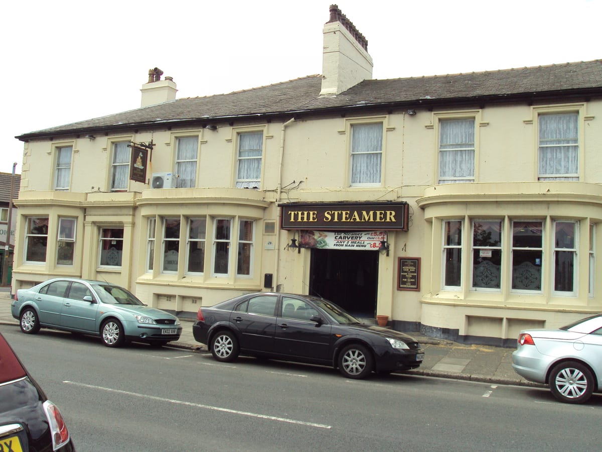 The Steamer pub in Fleetwood