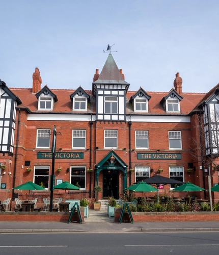 The Victoria Hotel pub exterior on Church Road in St Annes