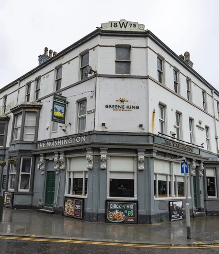 The Washington pub on Topping Street in Blackpool