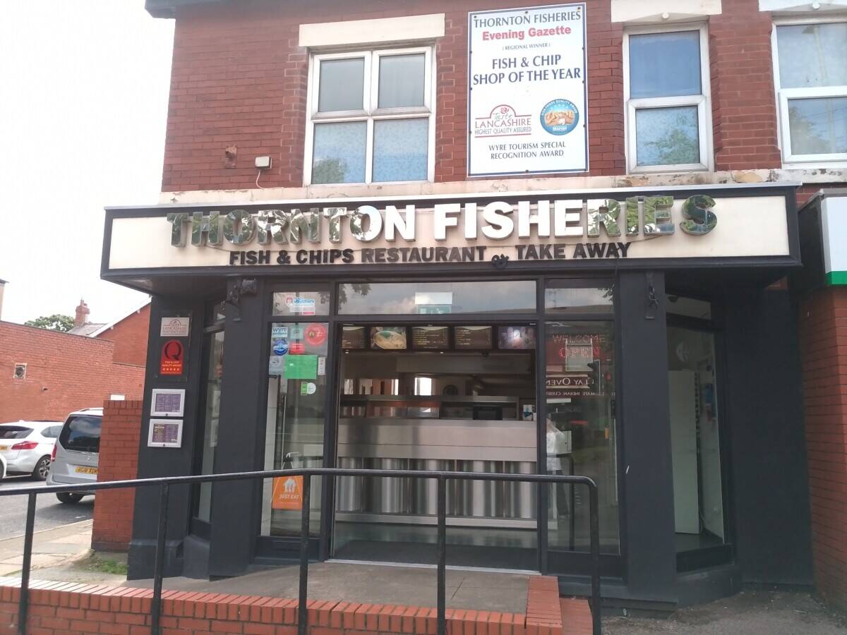 Thornton Fisheries fish and chip shop on Victoria Road East