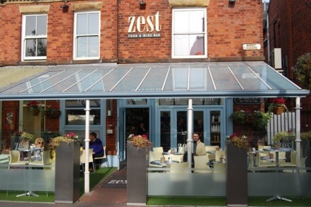 Zest Lytham terrace seating on Market Square
