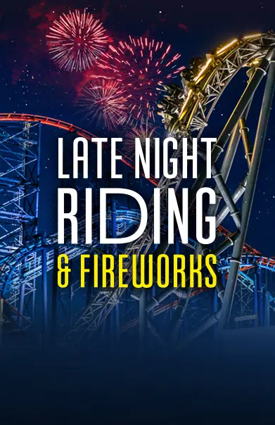 Late Night Riding at Pleasure Beach Resort